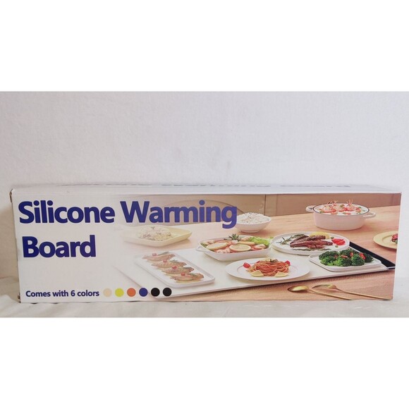 Portable Electric Silicone Food Warming Mat with Child safety Lock, Color Blue - Picture 5 of 16